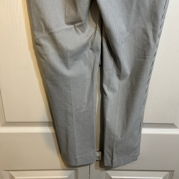 NWT Jules & Leopold Blue White Striped Belted Pull-On Capri Length Pants Size XS - Picture 10 of 10